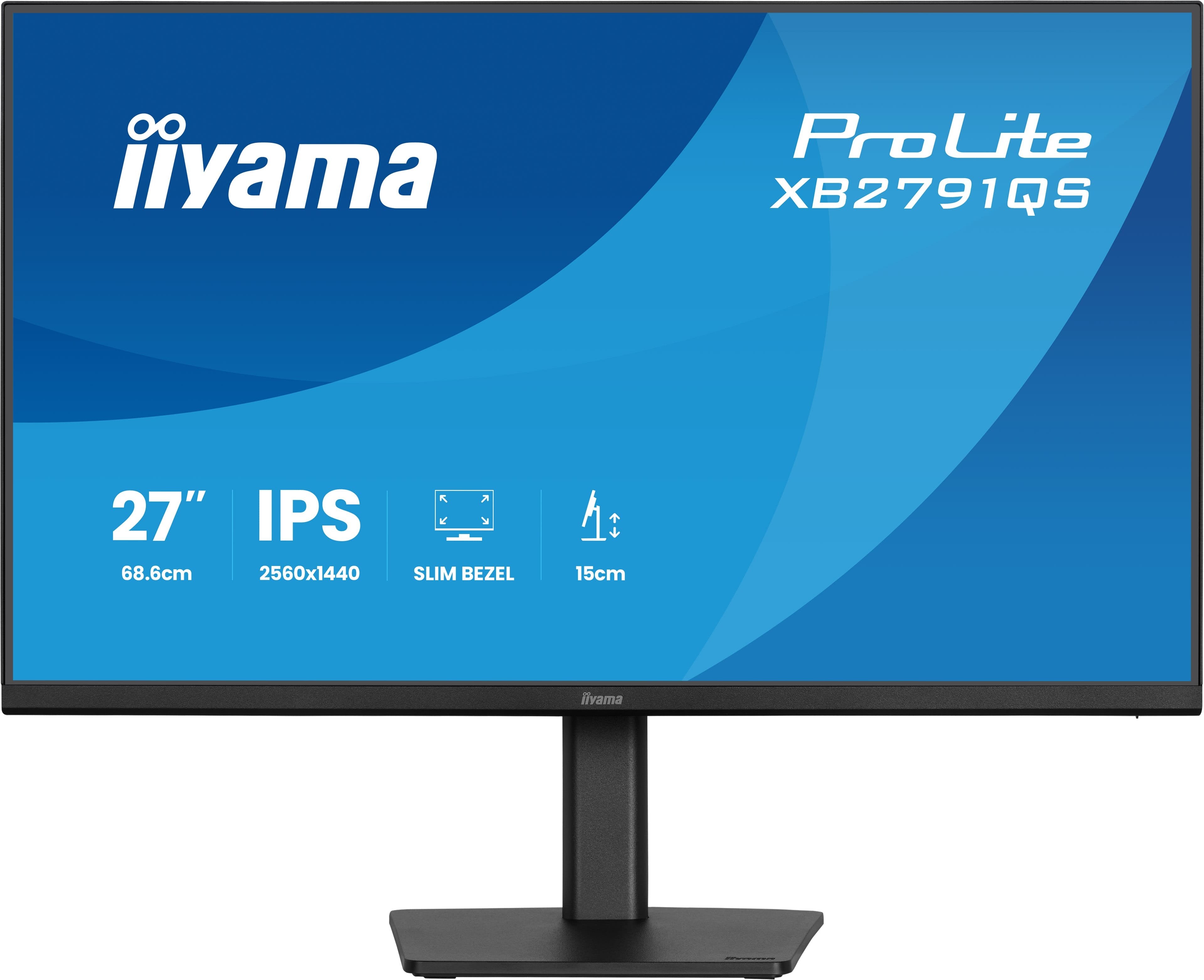 Monitor Iiyama 27" Ips, 4-Side Slim Bezel  2560x1440 75hz