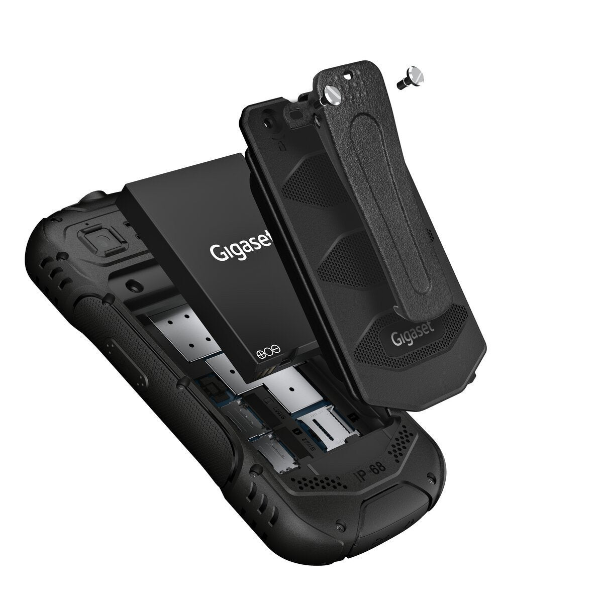 EAN 4255781905822 - Gigaset GLX8 Active 6,1 cm (2.4") SIM doble 4G USB Tipo C 0,064 GB 0,128 GB 2500 mAh Negro imagen 7
