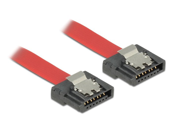 Cable Delock Sata 6 Gb S 50 Cm Rot Flexi