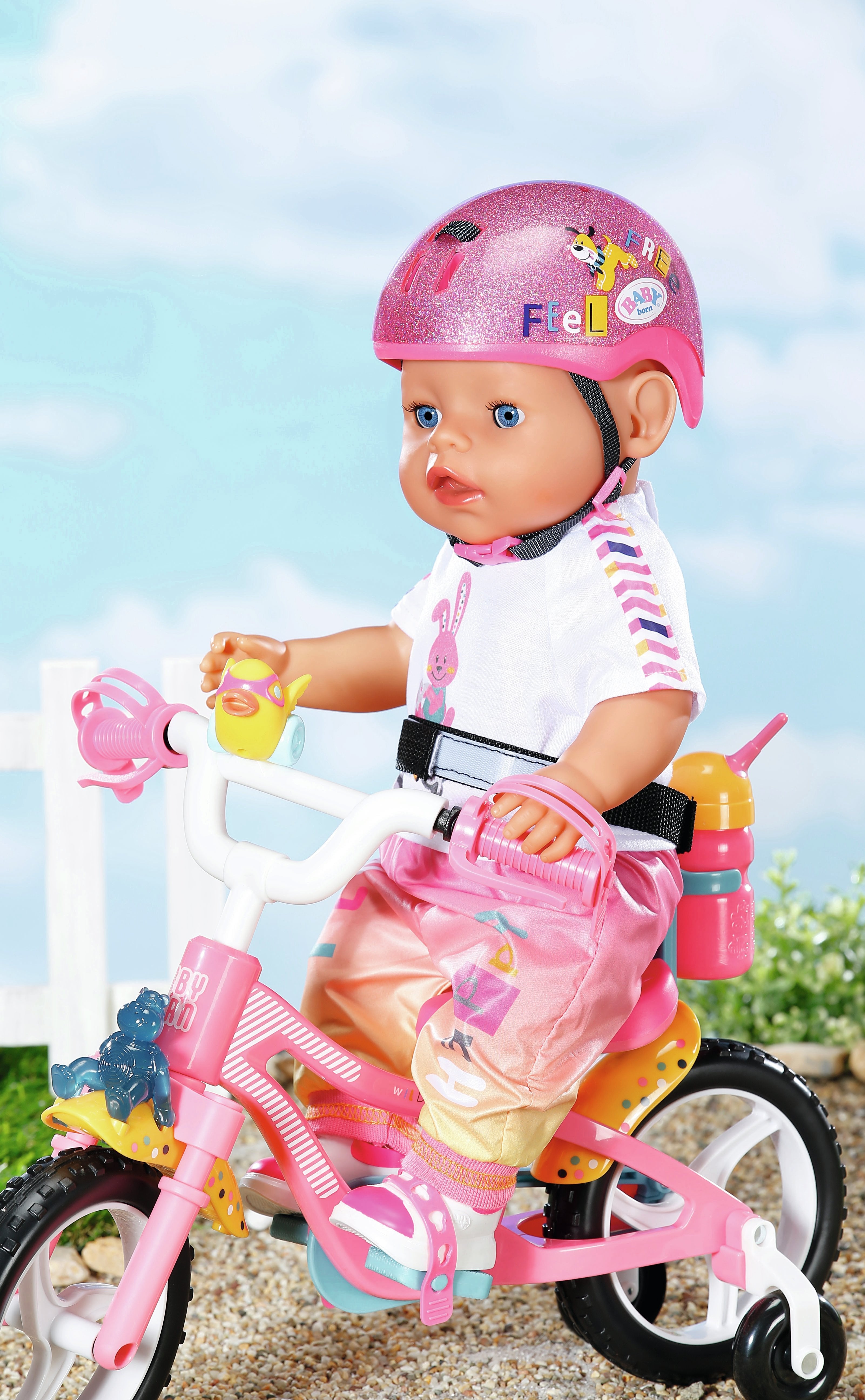 Casco De Bicicleta Zapf Creation Baby Born® 43 Cm, Accesorios Para Muñecas Rosa 836835
