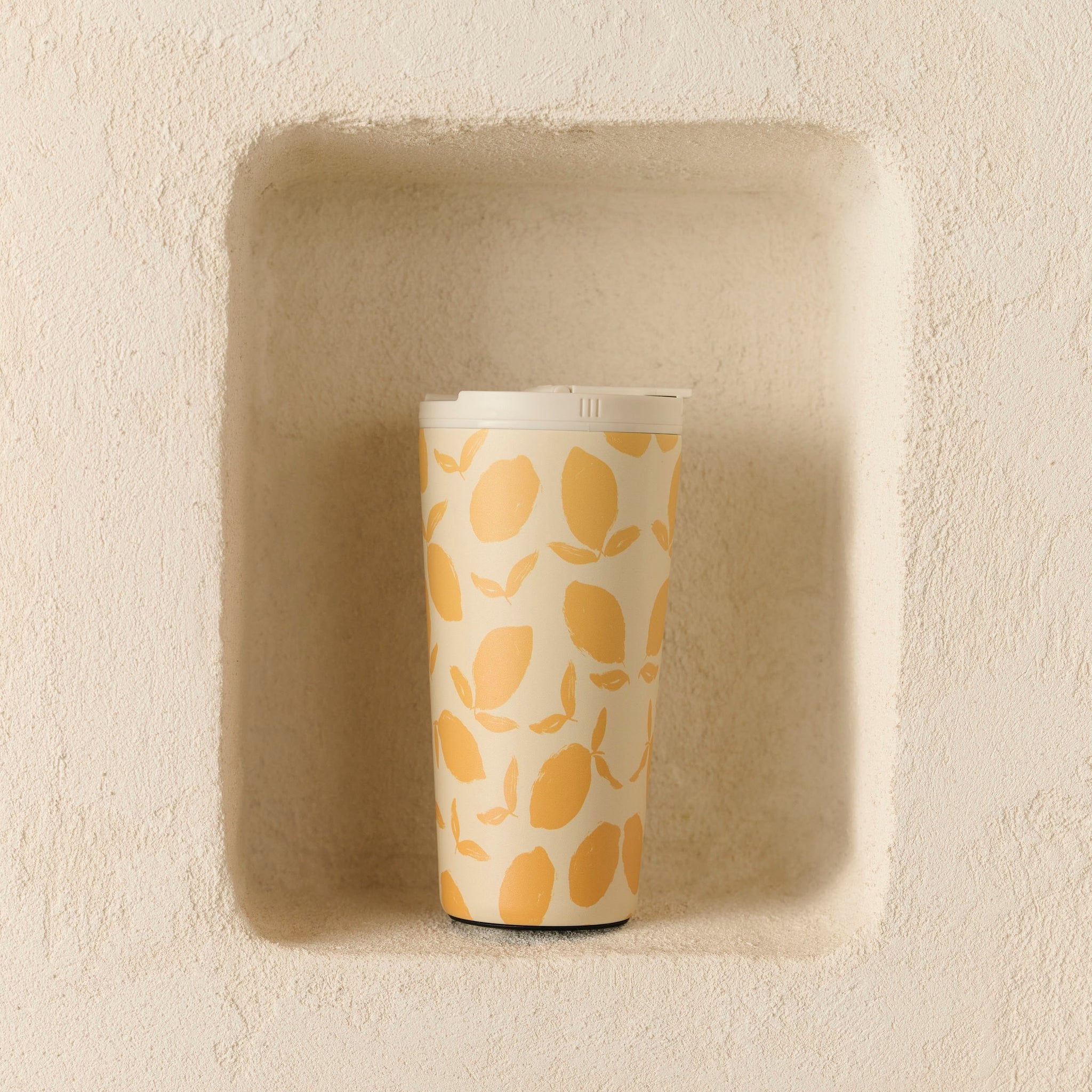 EAN 4772229489558 - BURGA CP_02M5_COFFEE-CUP-500-FL-CR taza de viaje 500 ml Amarillo Acero inoxidable imagen 3