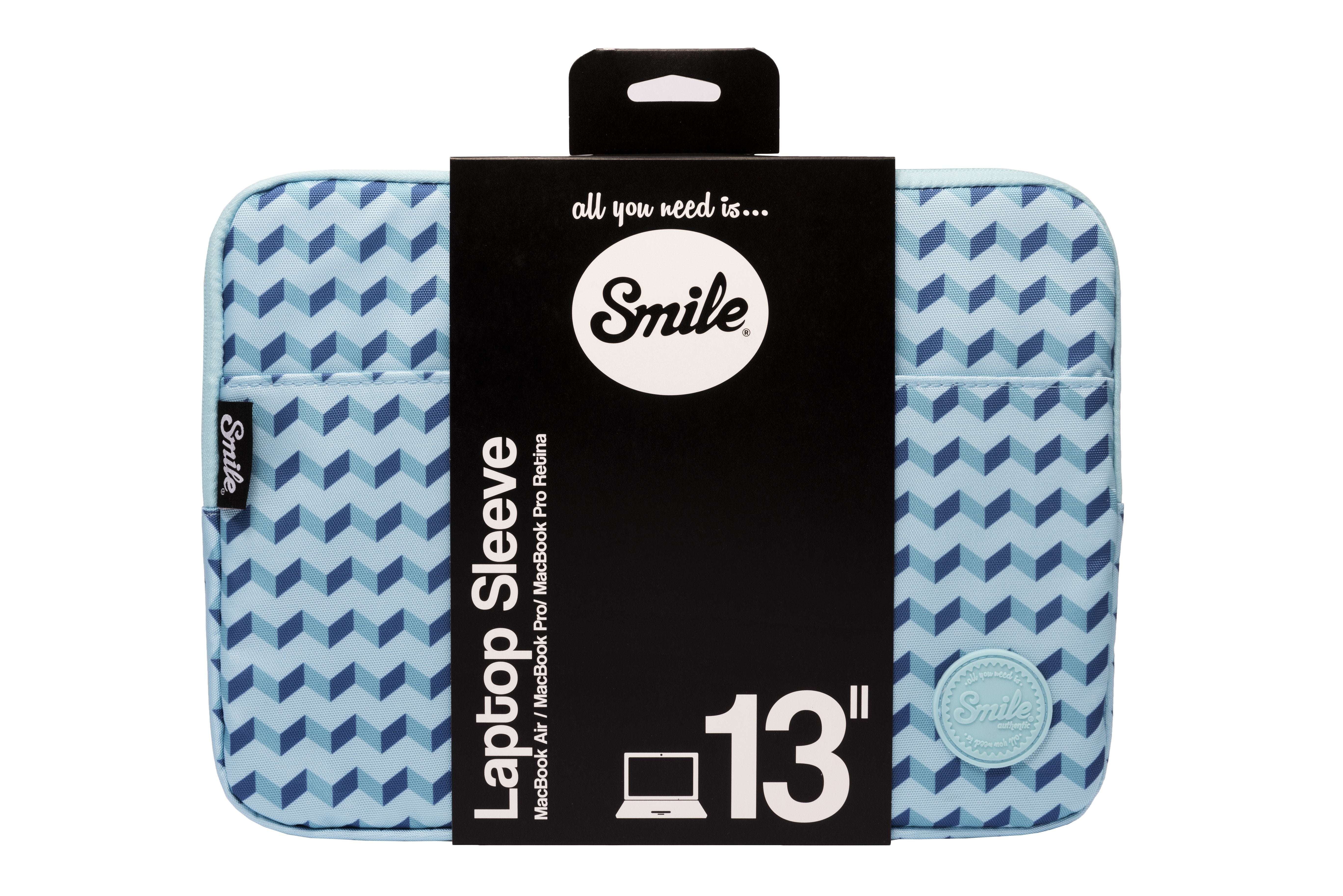 EAN 8420738172107 - Smile 111721040199 maletines para portátil 33 cm (13") Azul, Blanco imagen 3