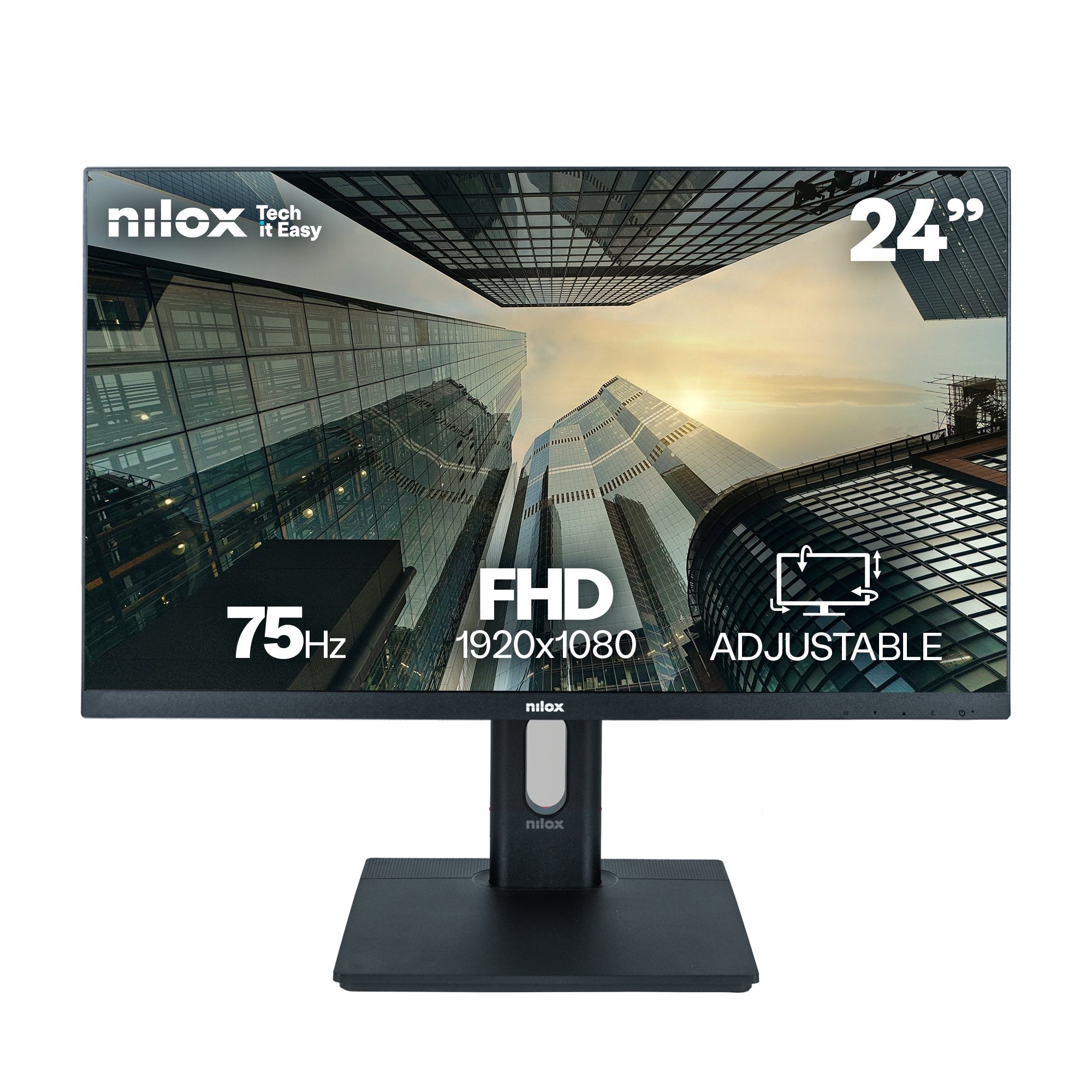 EAN 8431775035515 - Nilox NXM24REGWEB01 pantalla para PC 60,5 cm (23.8") 1920 x 1080 Pixeles Full HD LED Negro imagen 1