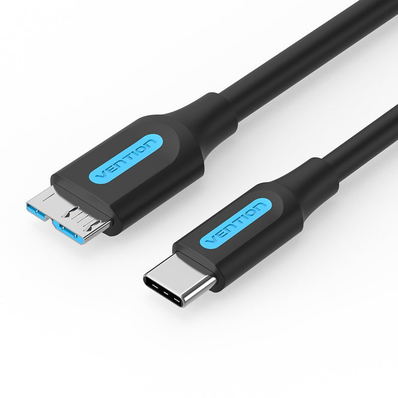 EAN 6922794755994 - Vention CQABD cable USB USB 3.2 Gen 1 (3.1 Gen 1) 0,5 m USB C Micro-USB B 5 Gbit/s Negro imagen 1
