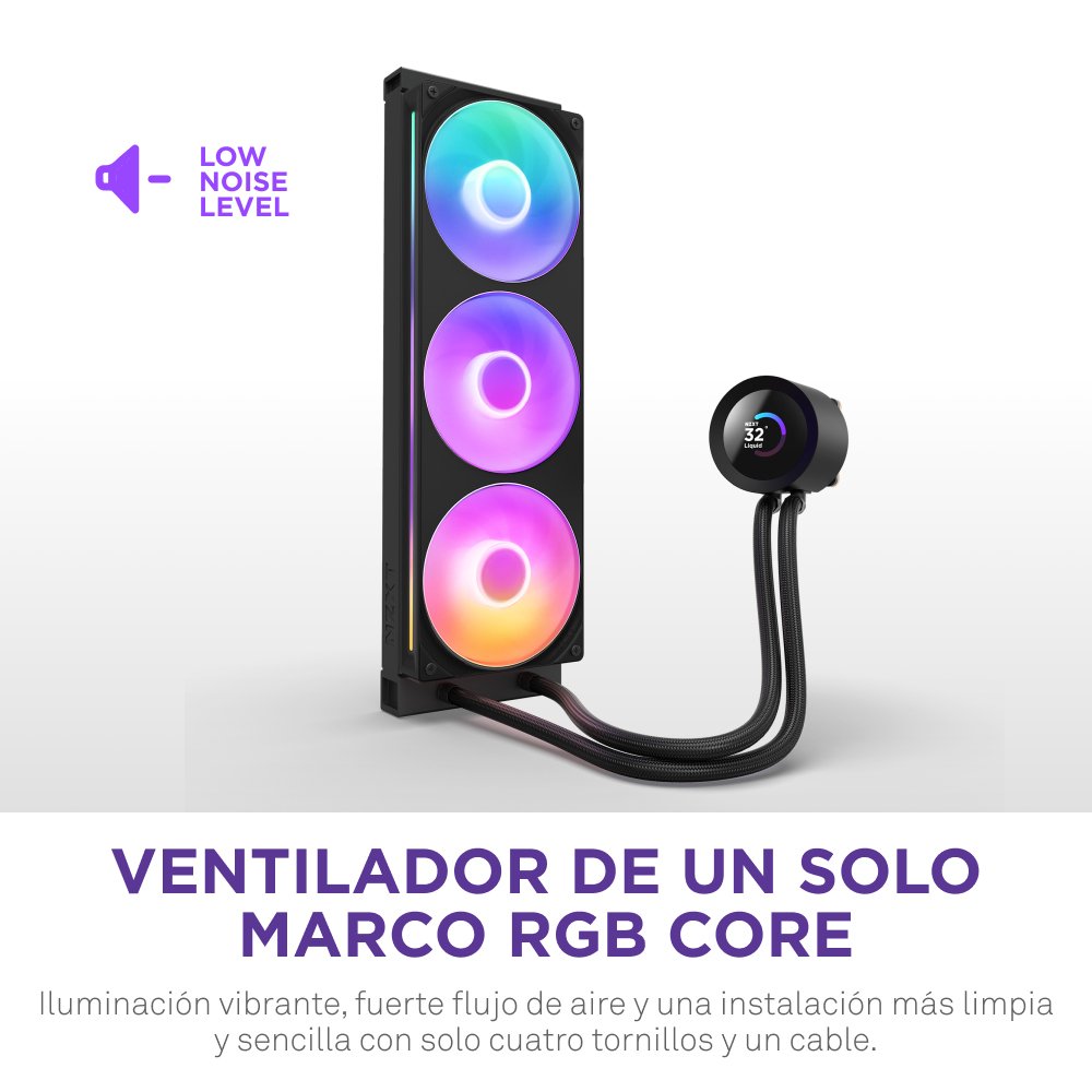 EAN 5056547205274 - NZXT Kraken Plus 360 RGB Procesador Sistema de refrigeración líquida todo en uno Negro 1 pieza(s) imagen 6