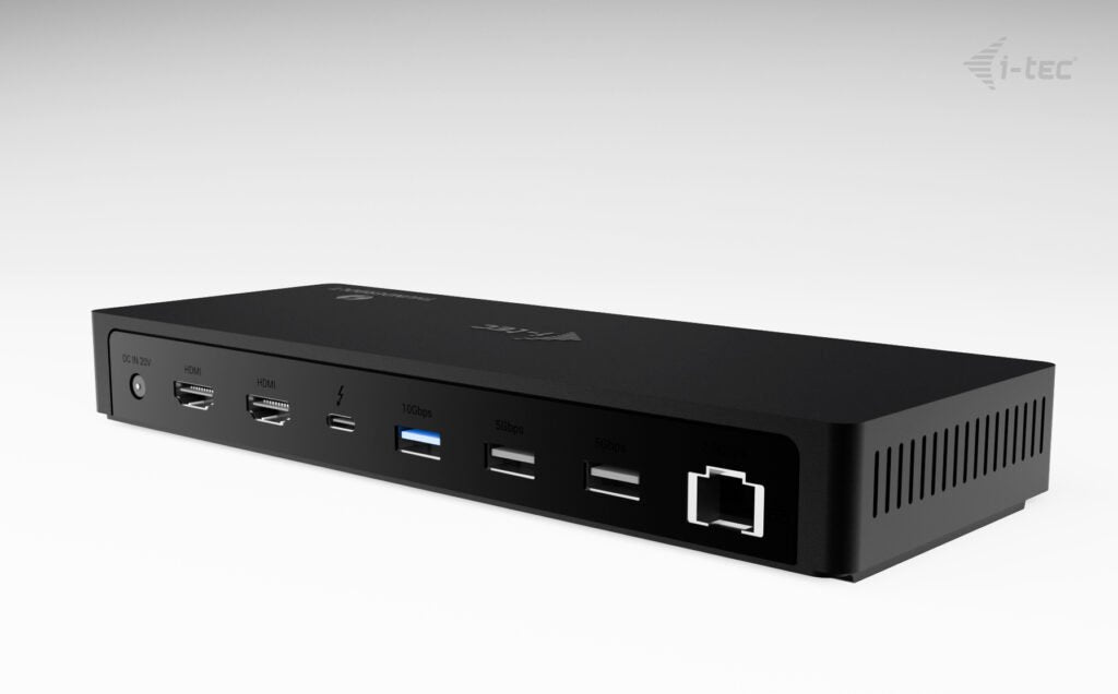 EAN 8595611707452 - i-tec TB4TRIPLEDOCKPDIT base para portátil y replicador de puertos Alámbrico Thunderbolt 4 Negro imagen 3