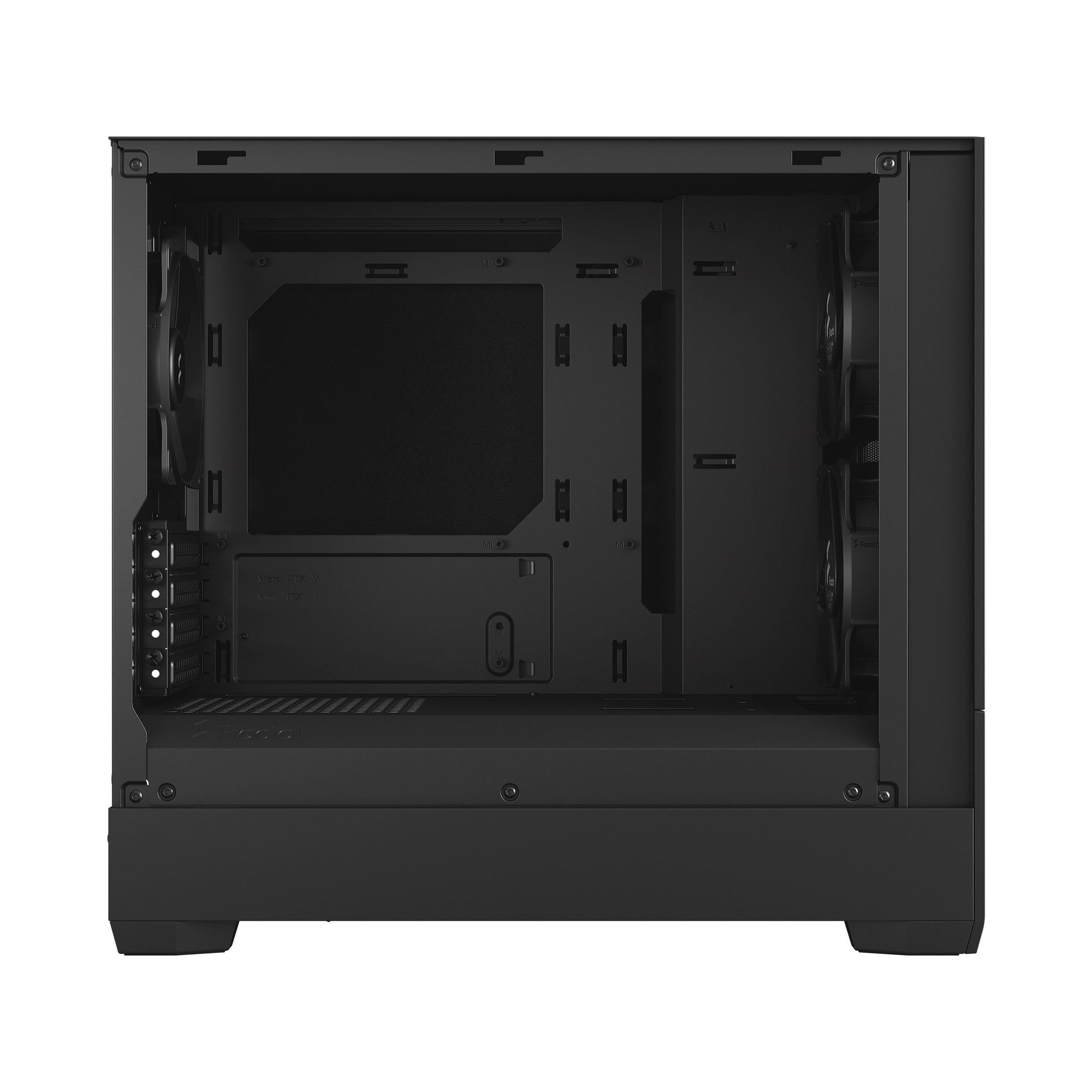 Caja Pc Fractal Design Pop Mini Silent Black Tg Clear Tint, Tower-Gehäuse Fd-C-Pos1m-02