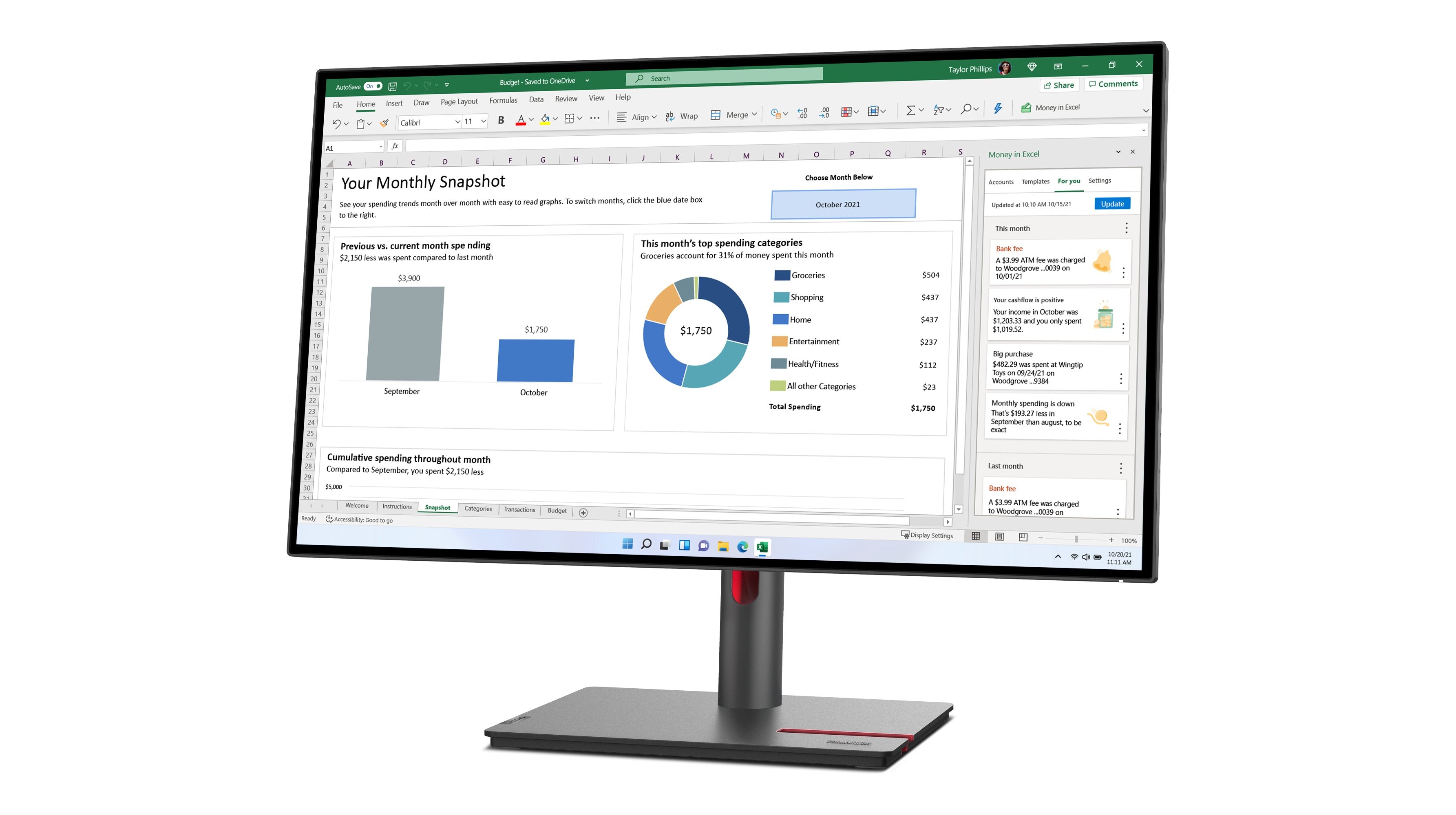 EAN 0196379715147 - Lenovo ThinkVision P27h-30 LED display 68,6 cm (27") 2560 x 1440 Pixeles Quad HD LCD Negro imagen 4