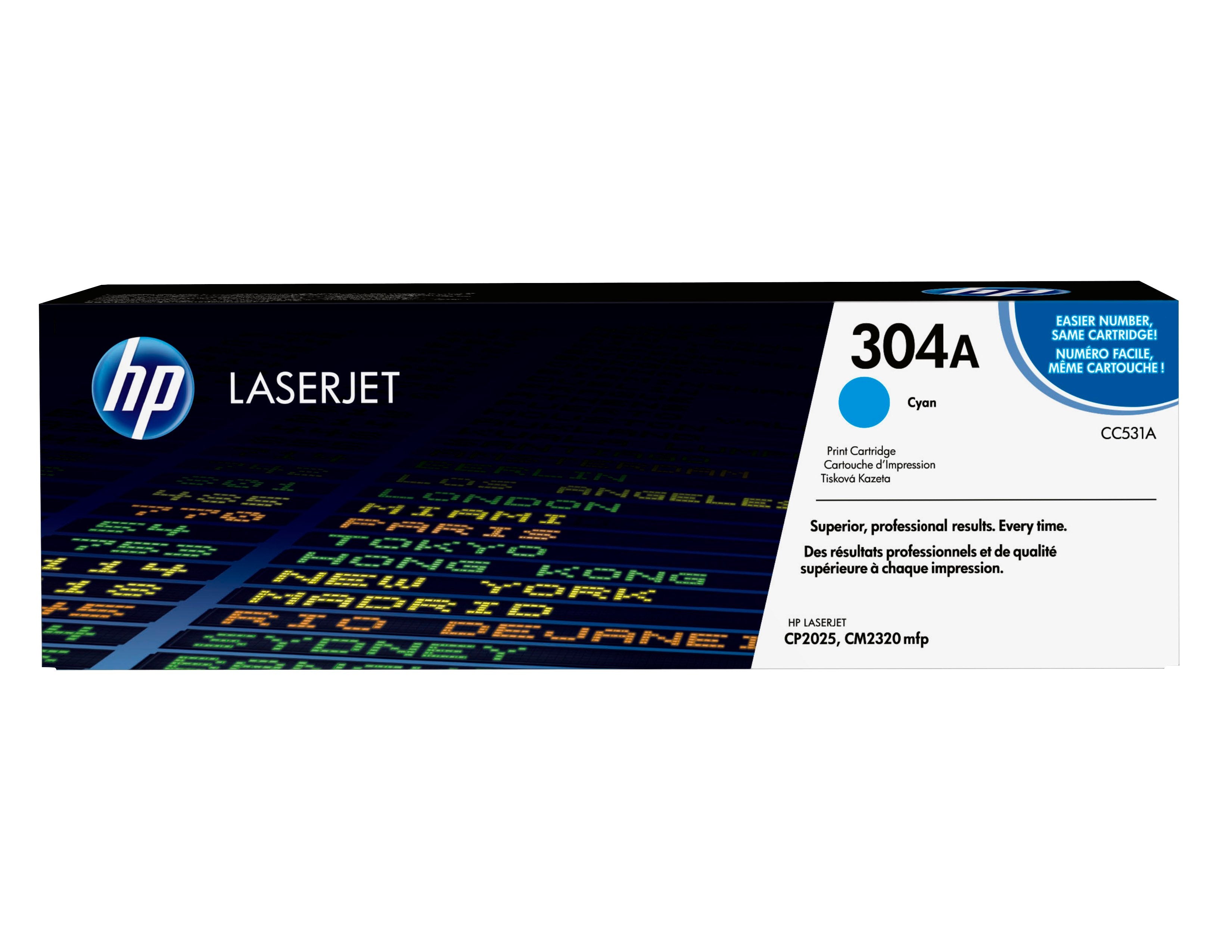 EAN 0883585301508 - HP 304A Cyan Original LaserJet Toner Cartridge cartucho de tóner 1 pieza(s) imagen 1