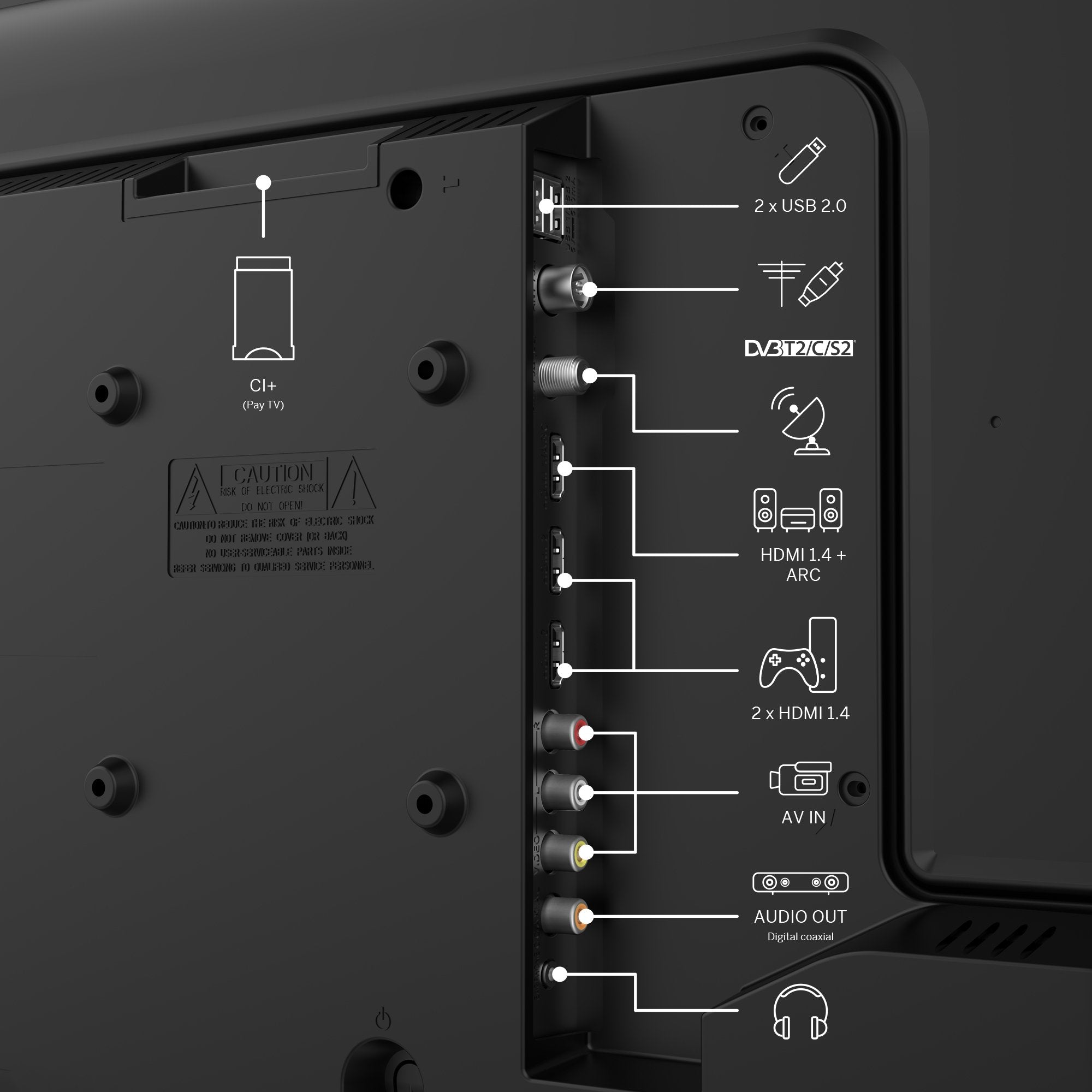 Televisor 24´´ Thomson 24hd2s13 Hd 1366x768