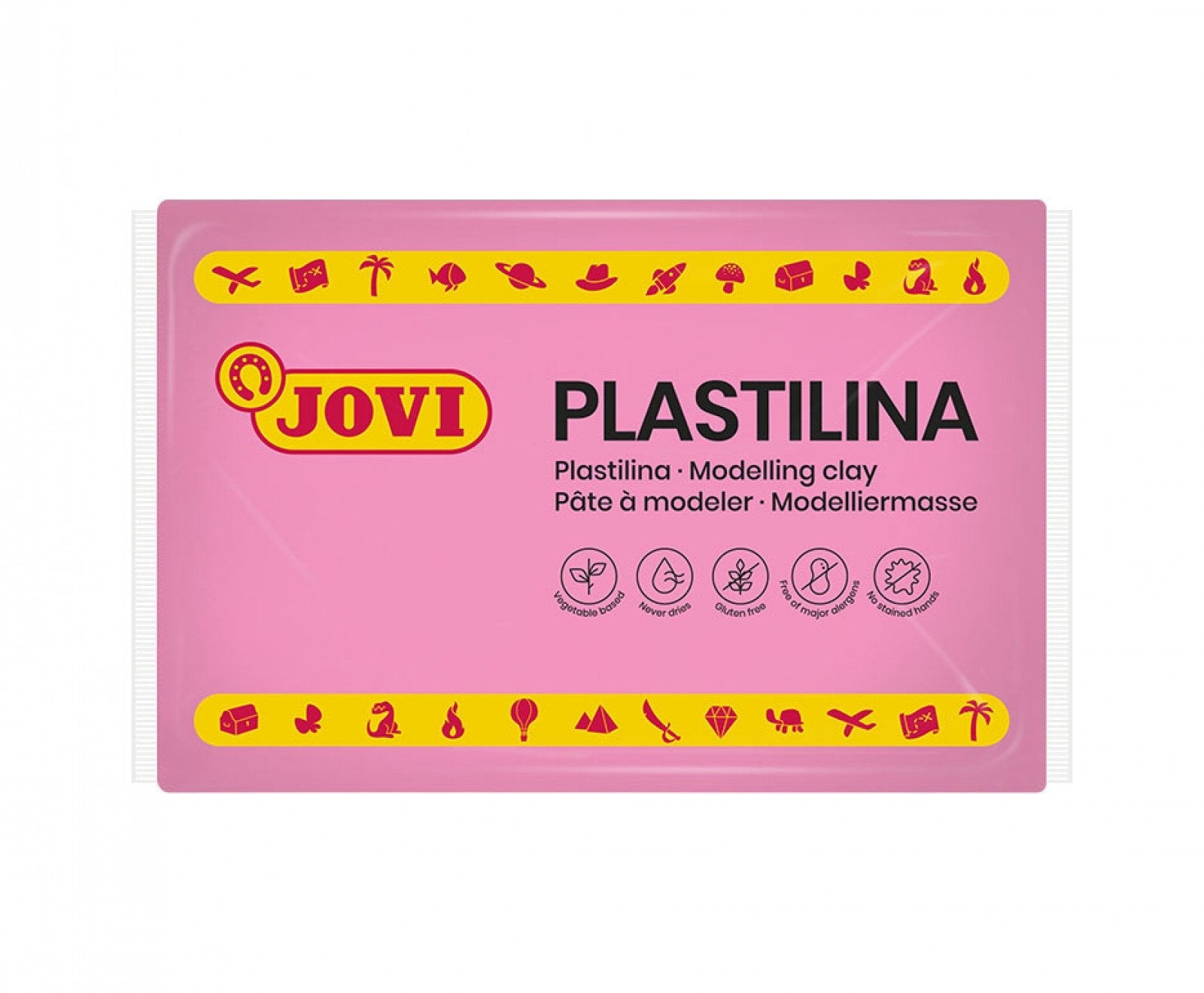 Plastilina Jovi 350g - Color Rosa