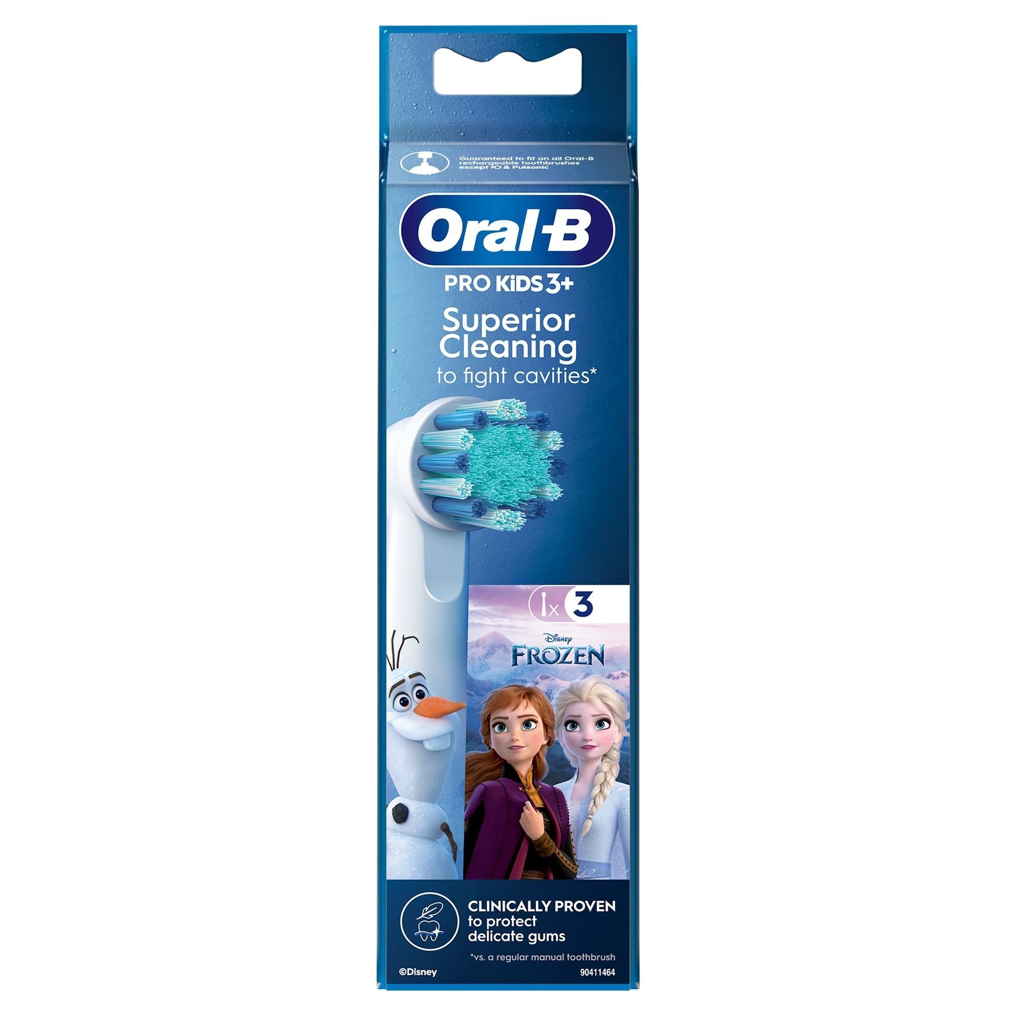 Accesorio Dental Braun Oral-B Kids Frozen Blanco Pack 3 Uds