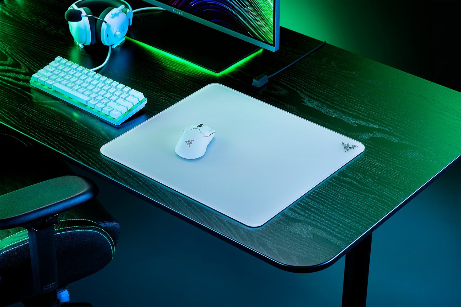 EAN 8887910063422 - Razer Atlas Alfombrilla de ratón para juegos Blanco imagen 1