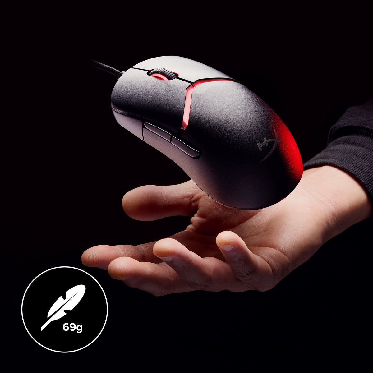 EAN 0198415001641 - HyperX Pulsefire Saga Wired Gaming Mouse ratón Juego Ambidextro USB tipo A Óptico 3200 DPI imagen 12