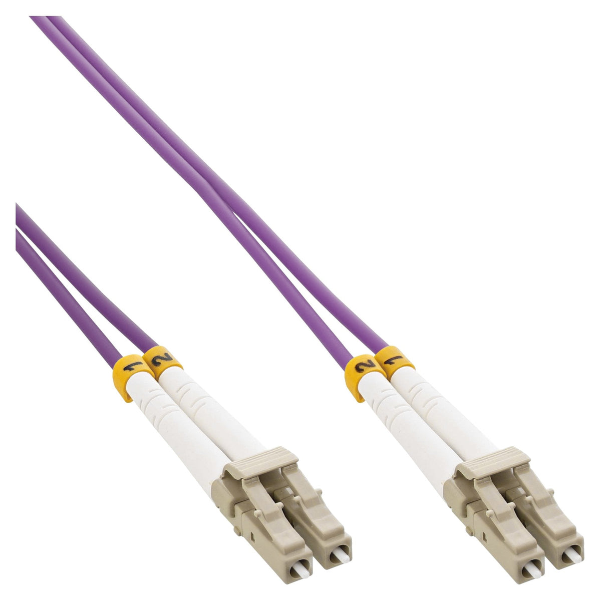 Cable Duplex De Fibra Óptica Inline Lc/Lc 50/125?M Om4 20m