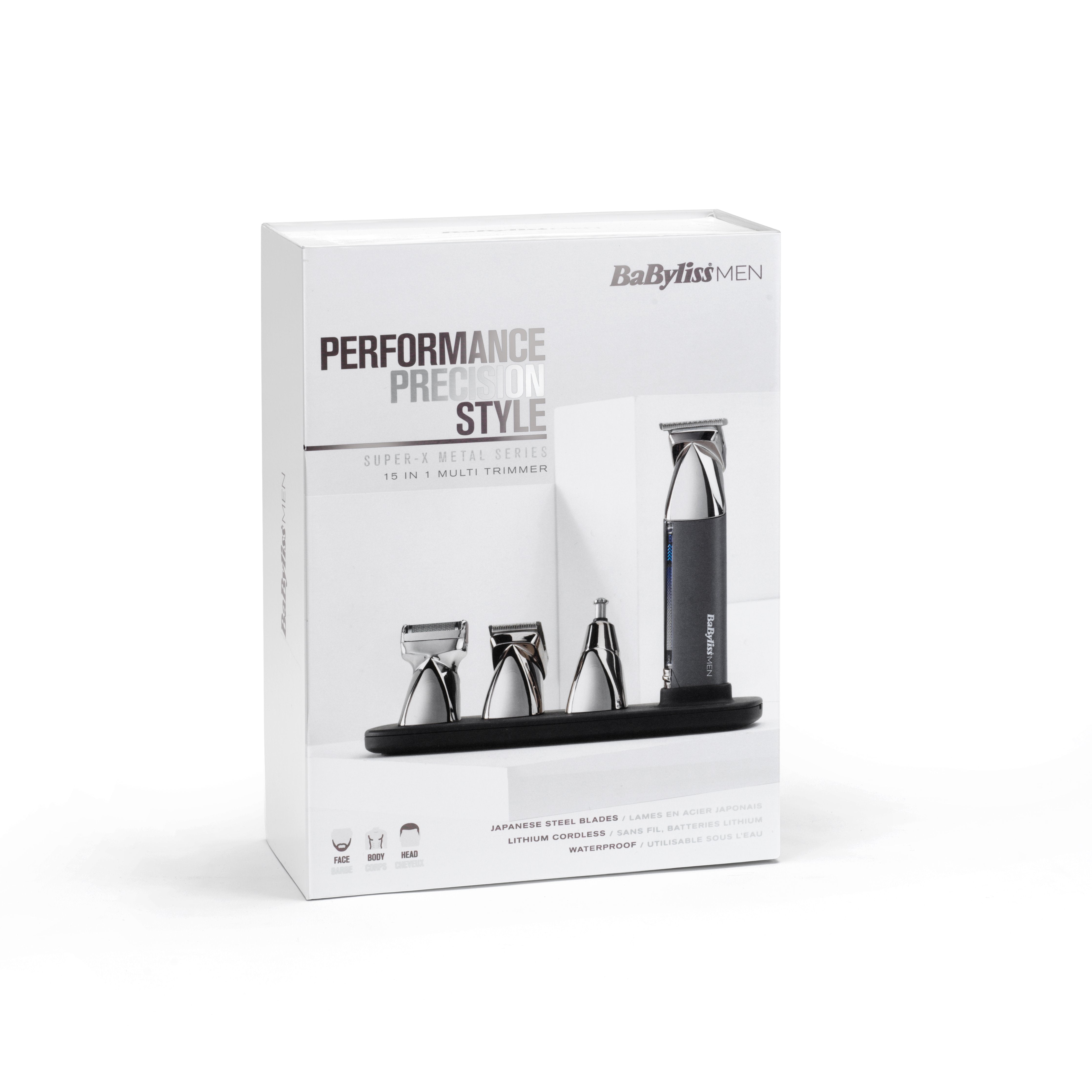 Babyliss Super-X Metal Mt996e Cortadora De Pelo Y Maquinilla