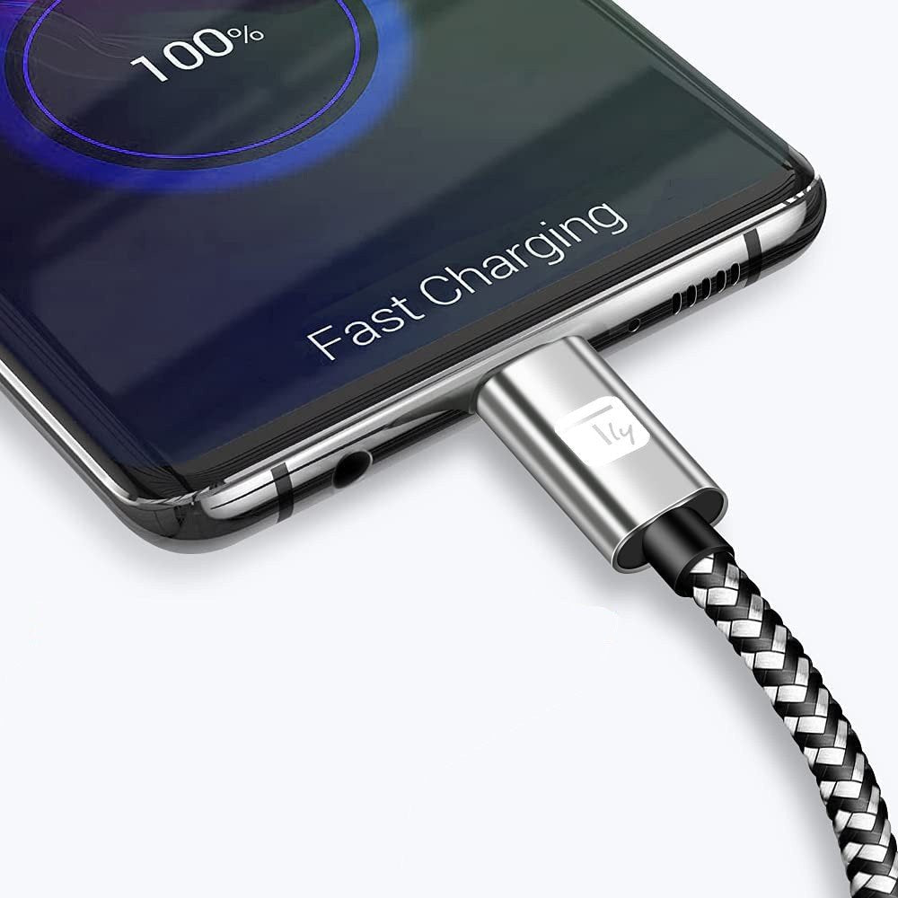 Cable Techly Usb A Macho 2.0 Usb-C Macho 3a 0.5m Aluminum