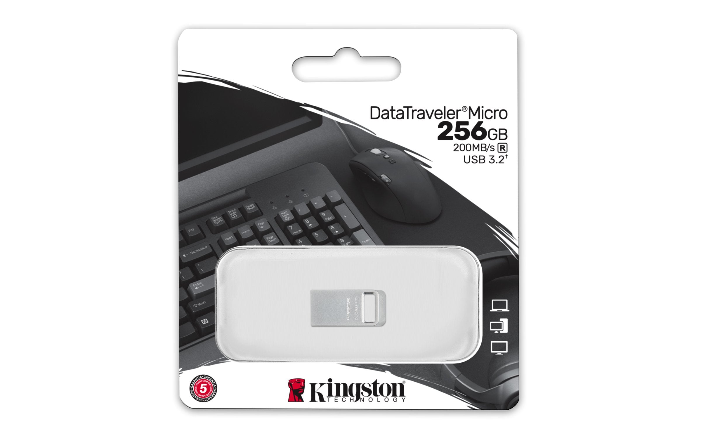 Pendrive Kingston Datatraveler Dtmc3g2 256gb Metal Usb3.2