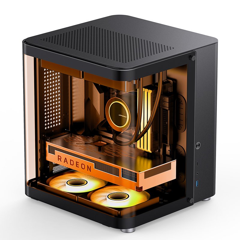 Jonsbo Tk-1 2.0 Micro-Atx Gehäuse, Temperojo Glass - Negro