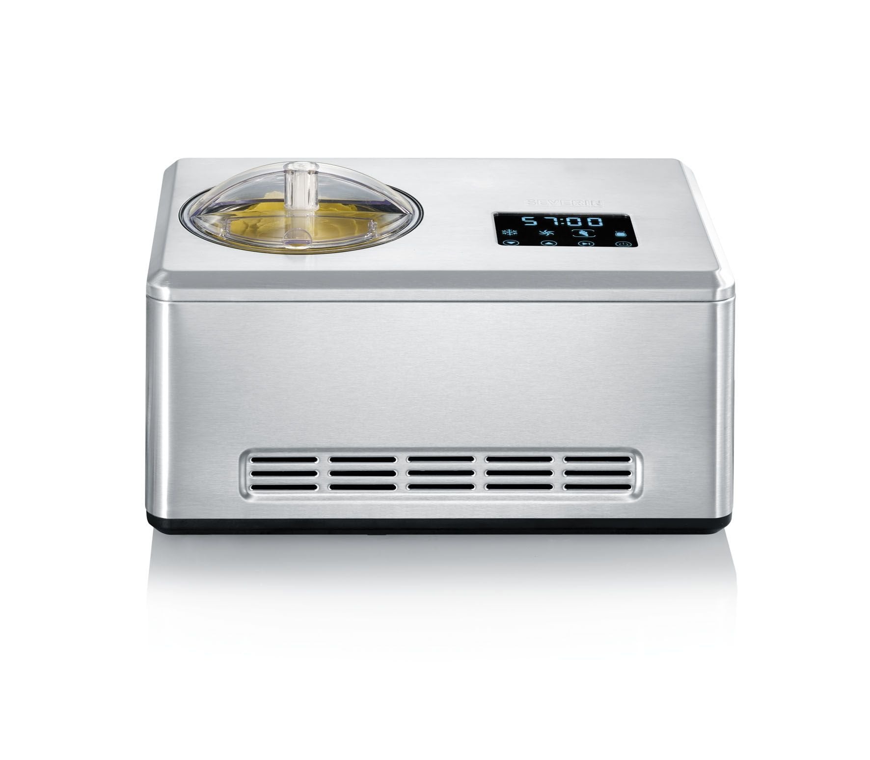 Severin Ez 7406 Máquina Para Helados Compresor De Helados 2 L 180 W Acero Inoxidable