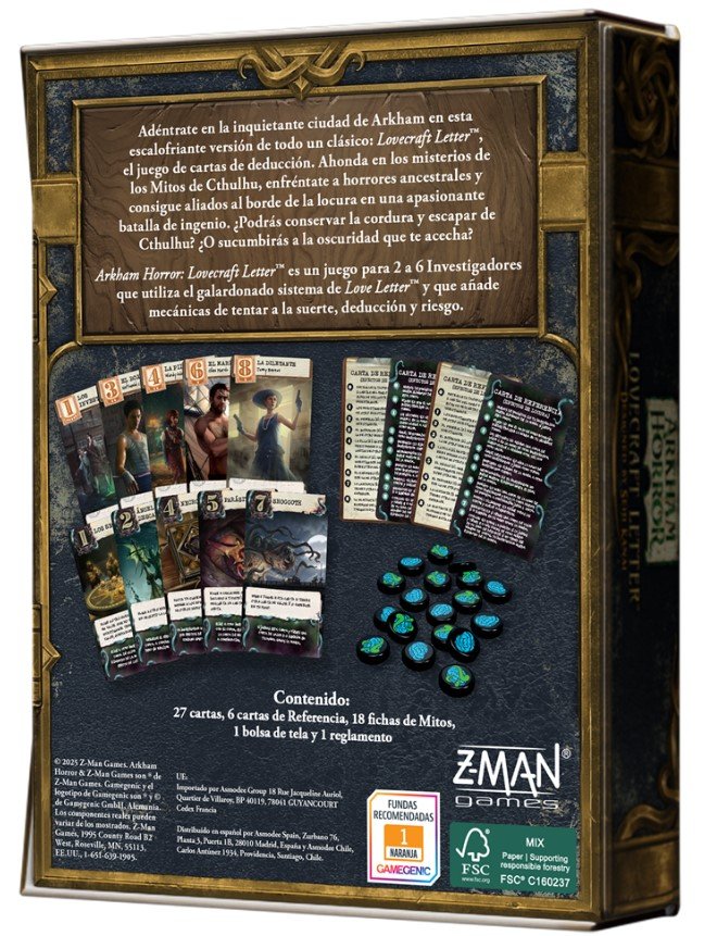 EAN 0841333130763 - Asmodee ZMGLLF0101ES juego de tablero Juego de mesa Deducción imagen 5