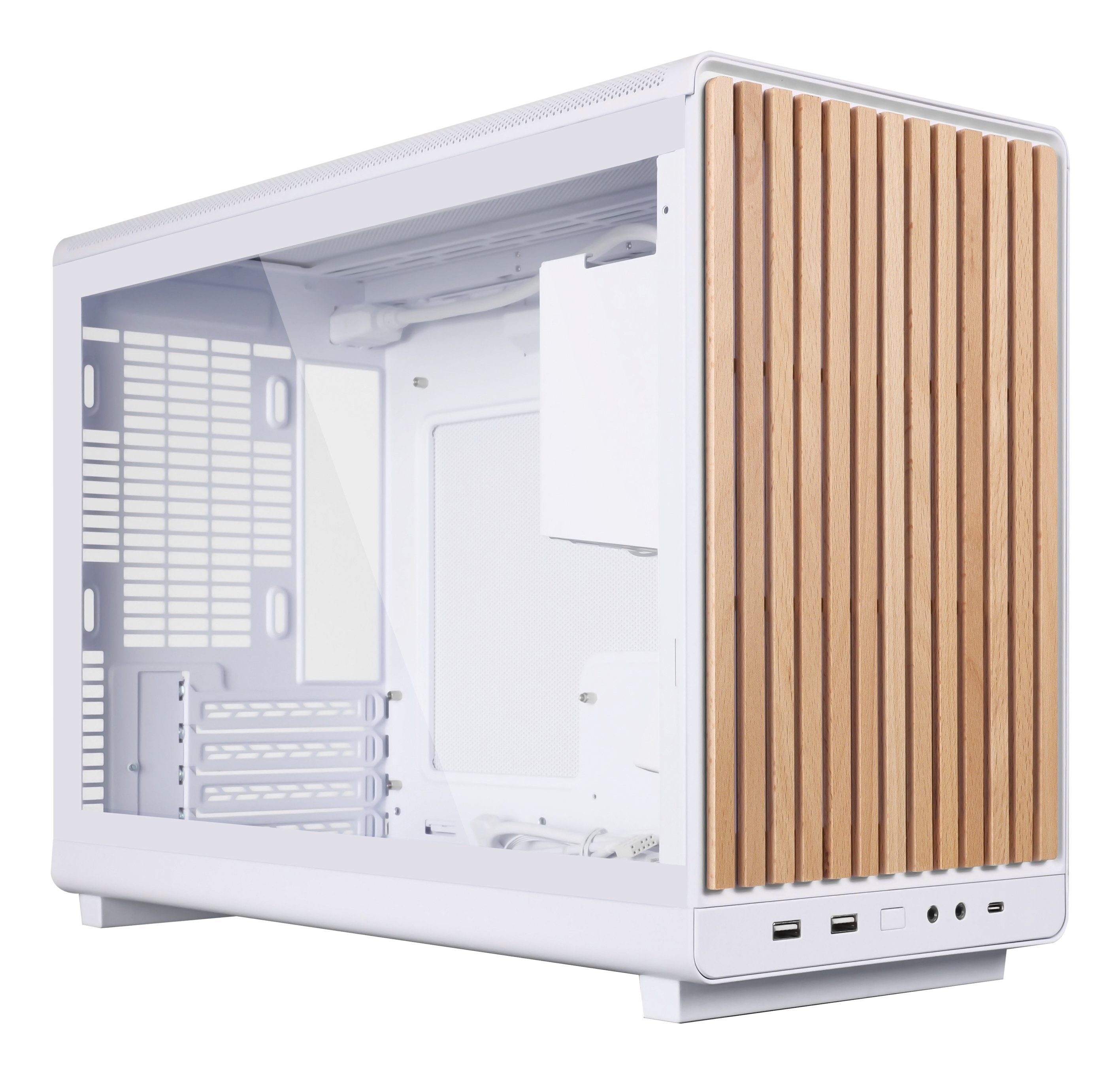 EAN 4718466017574 - Lian Li A3-mATX Micro Torre Blanco, Madera imagen 1