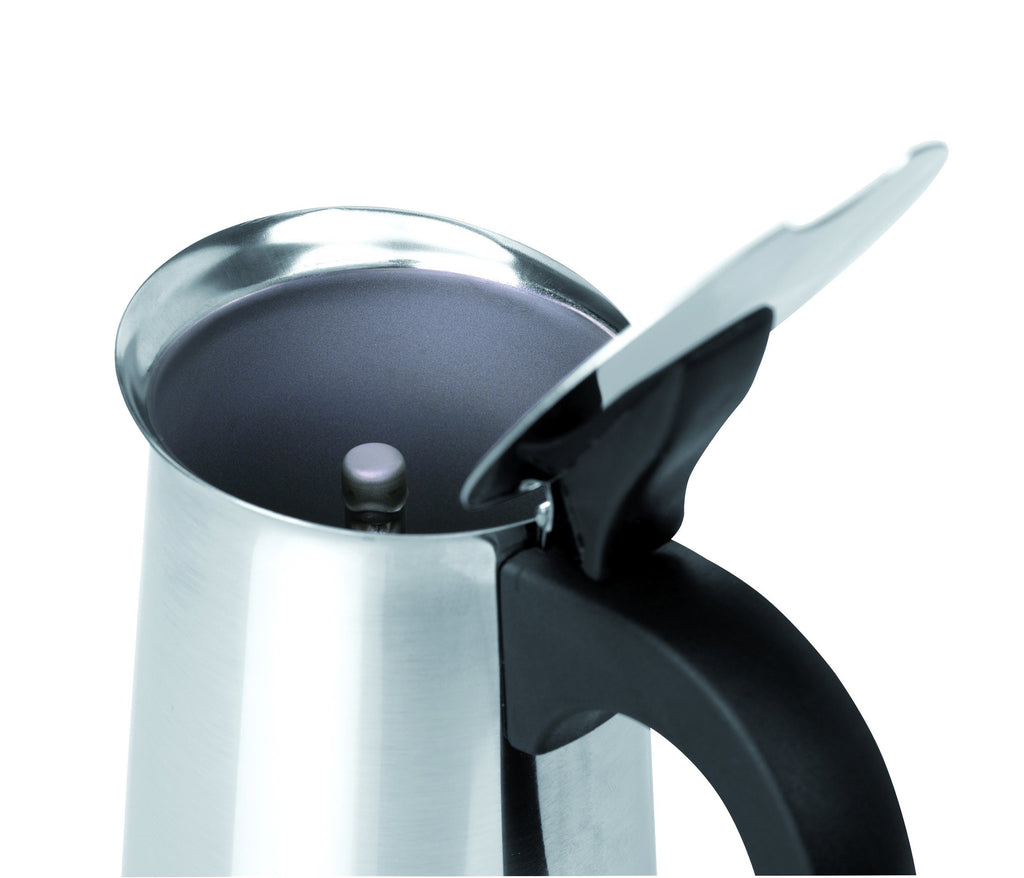 EAN 8436017658187 - JATA Odin Cafetera italiana Negro, Acero inoxidable imagen 4