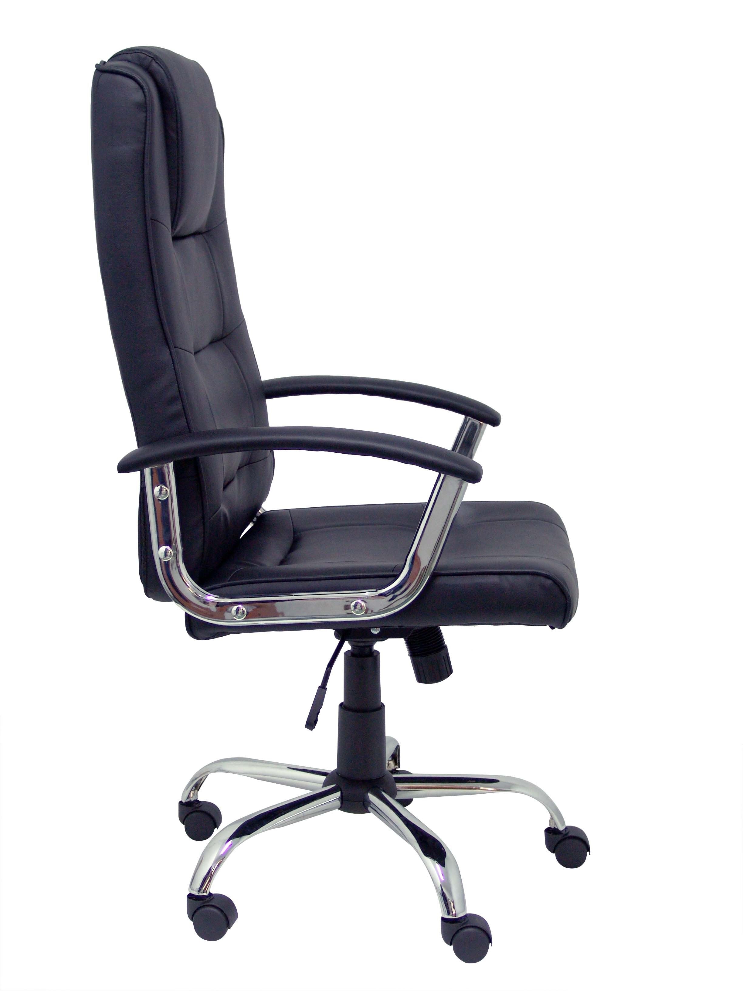 Sillón Modelo Guadalimar Simil Piel Negro Piqueras Y Crespo  Sillón Modelo Guadalimar Simil Piel Negro Piqueras Y Crespo 280dbspne