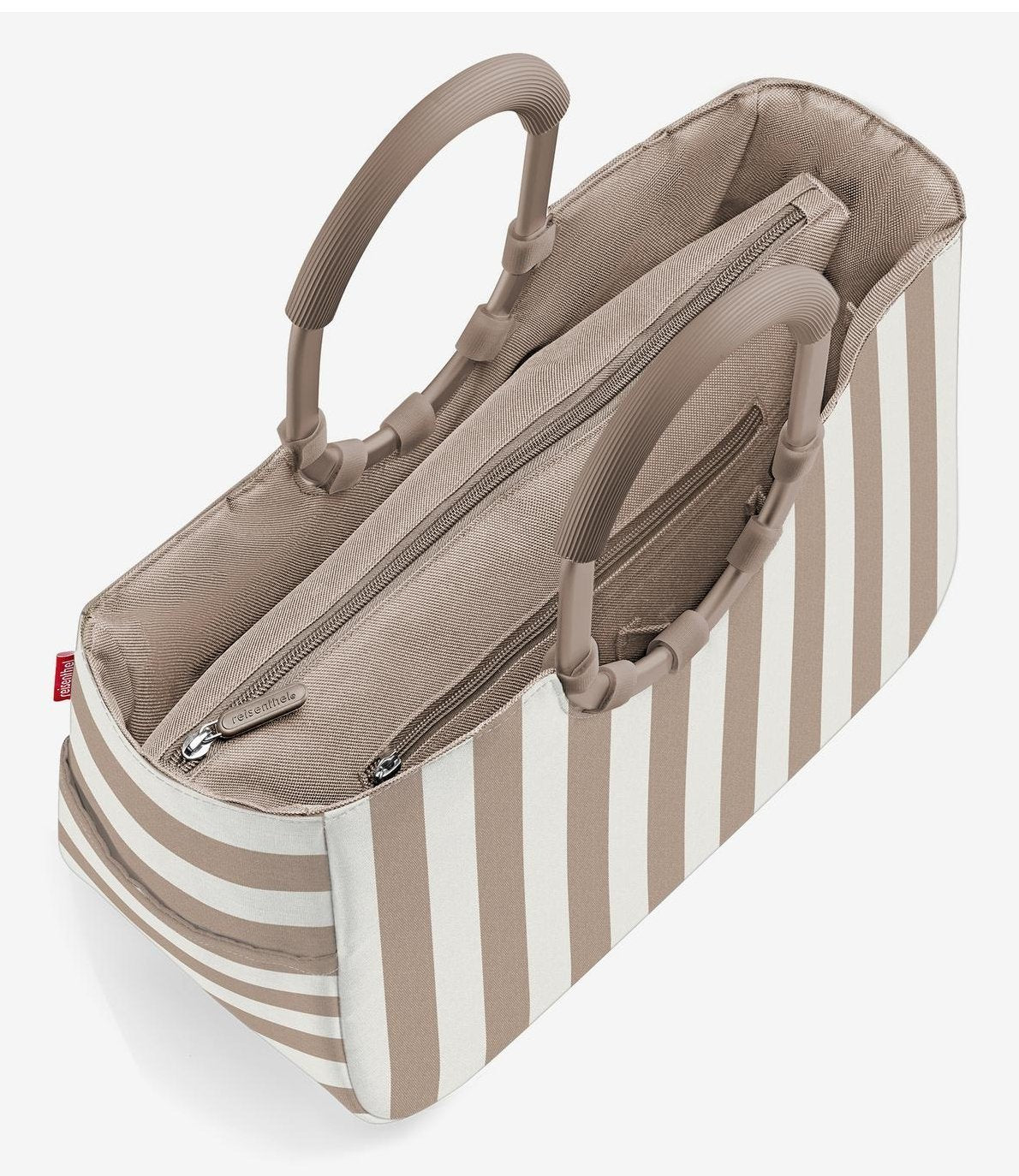 Reisenthel Loopshopper M Summerstripes Coffee