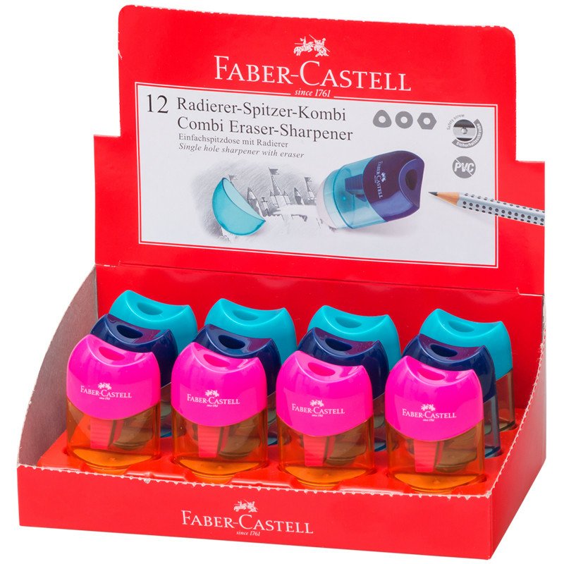 EAN 6933256640666 - Faber-Castell 183604 sacapuntas Sacapuntas manual Colores surtidos imagen 1