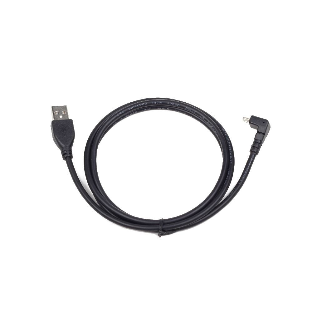 Gembird Ccp-Musb2-Ambm90-6micro Usb Cable 2.0 Am-Mbm5p 1.8m Angled 90 Black