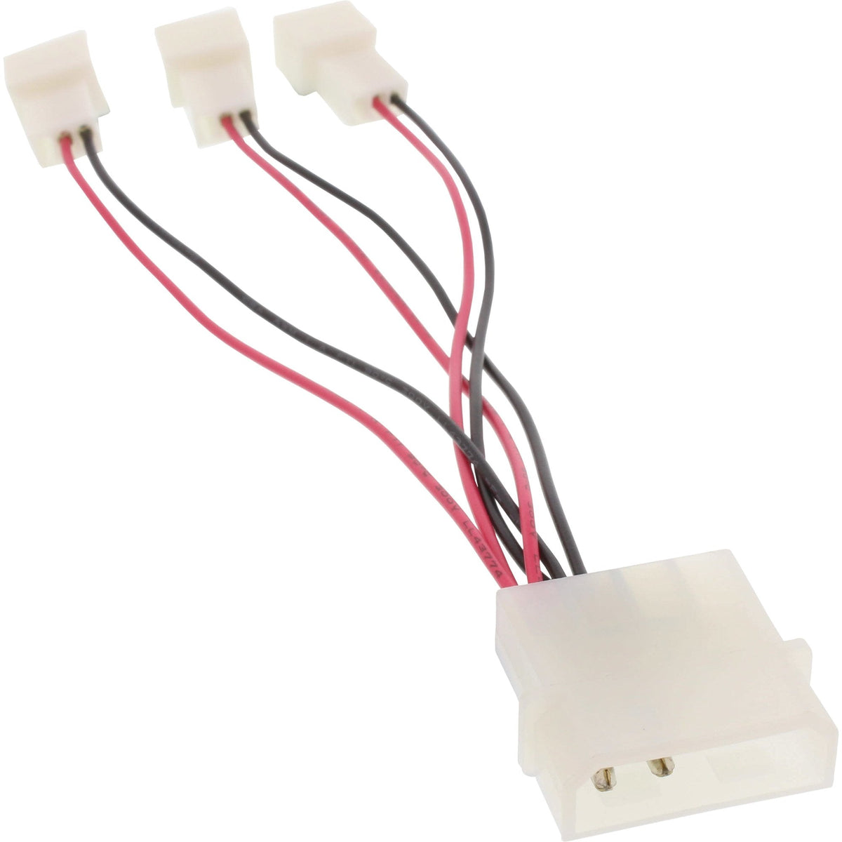 Adaptador De Ventilador De Pc Inline De 12 V A 5 V Para Hasta 3 Ventiladores