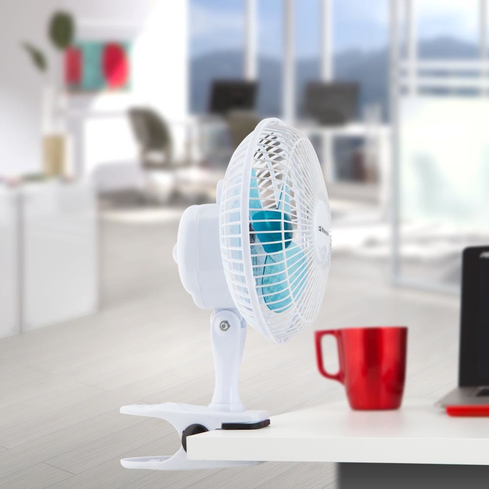 Ventilador De Sobremesa Orbegozo Tf 0219 8w 3 Aspas 15cm 2 Velocidades