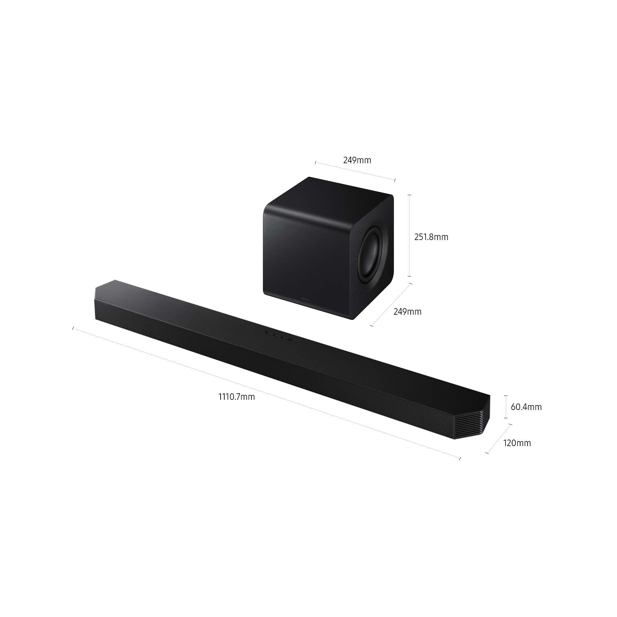 Samsung Hw-Qs700f Negro Barra De Sonido Serie Q 3.1.2 Con Subwoofer Y Dolby Atmos 2025
