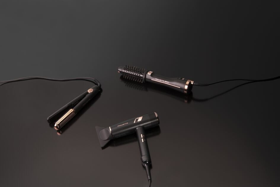 Plancha De Pelo Rowenta Ultimate Experience Premium Sf8230 Led Negro/Cobre