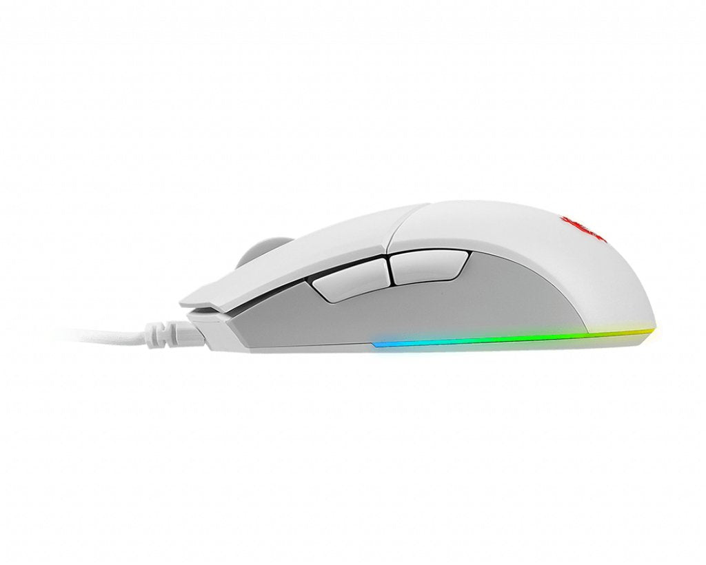 EAN 4719072813536 - MSI CLUTCH GM11 WHITE ratón Juego Ambidextro USB tipo A Óptico 5000 DPI imagen 2
