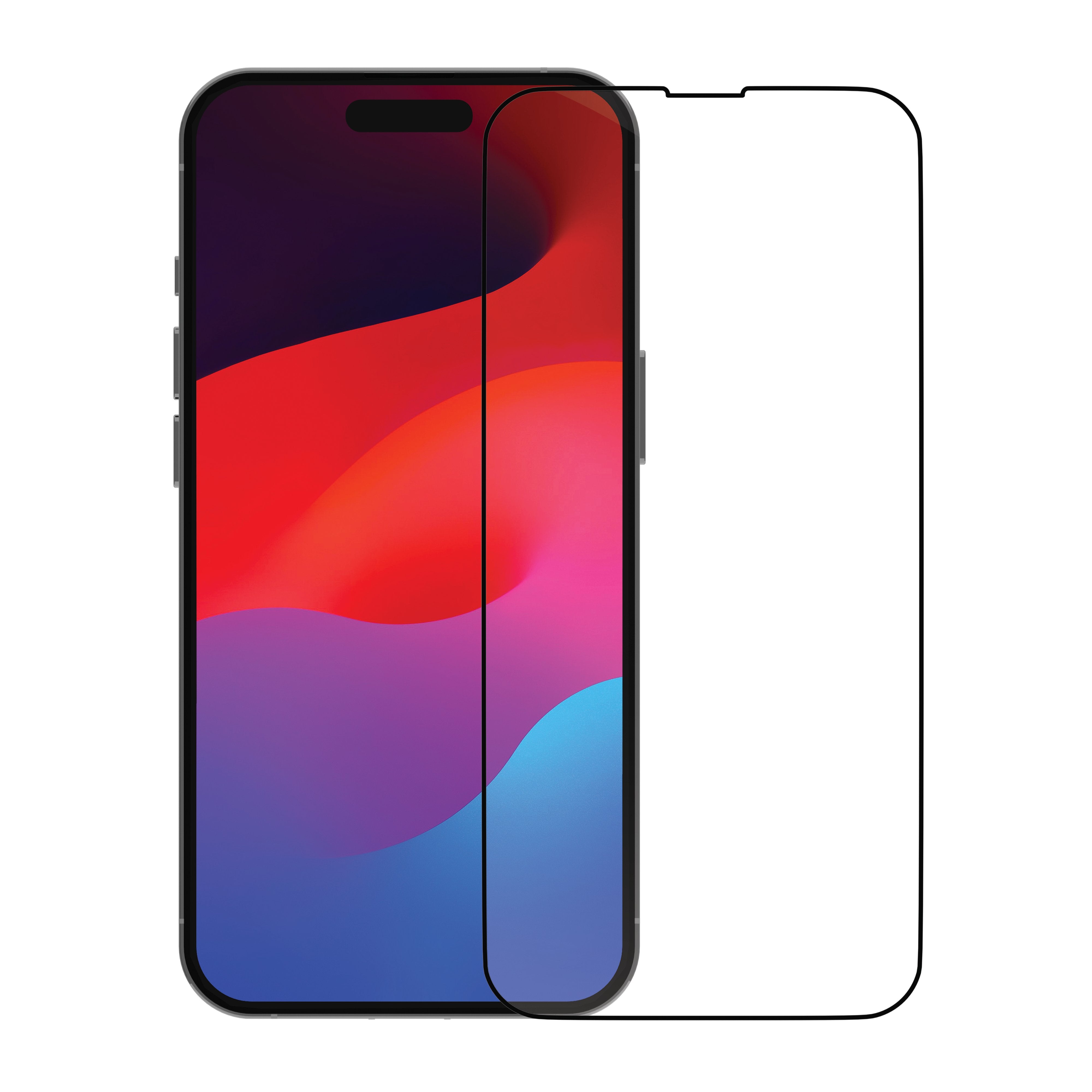 Bulk Ecoshield Iphone 15 Pro  Max, Black Edge