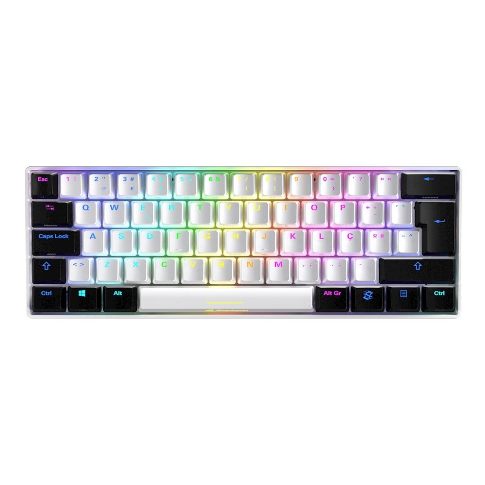 EAN 4044951033904 - Sharkoon SGK50 S4 teclado Juego USB QWERTY Italiano Blanco imagen 1