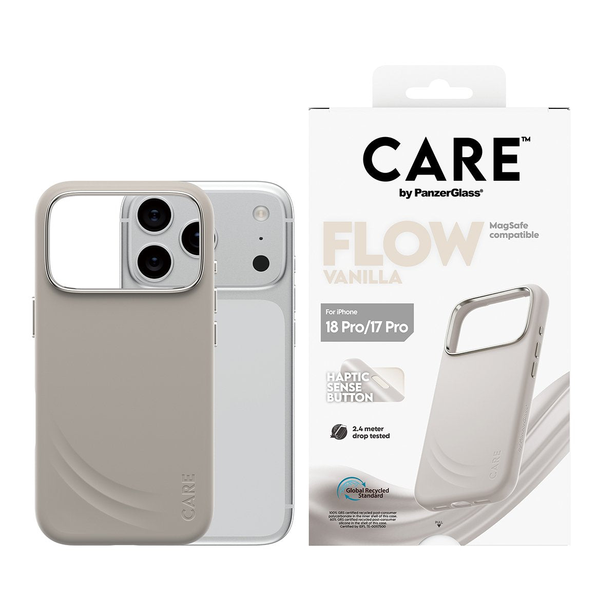 Care By Panzerglass Flow Case Vanilla M. Magsafe Iphone 17 Pro