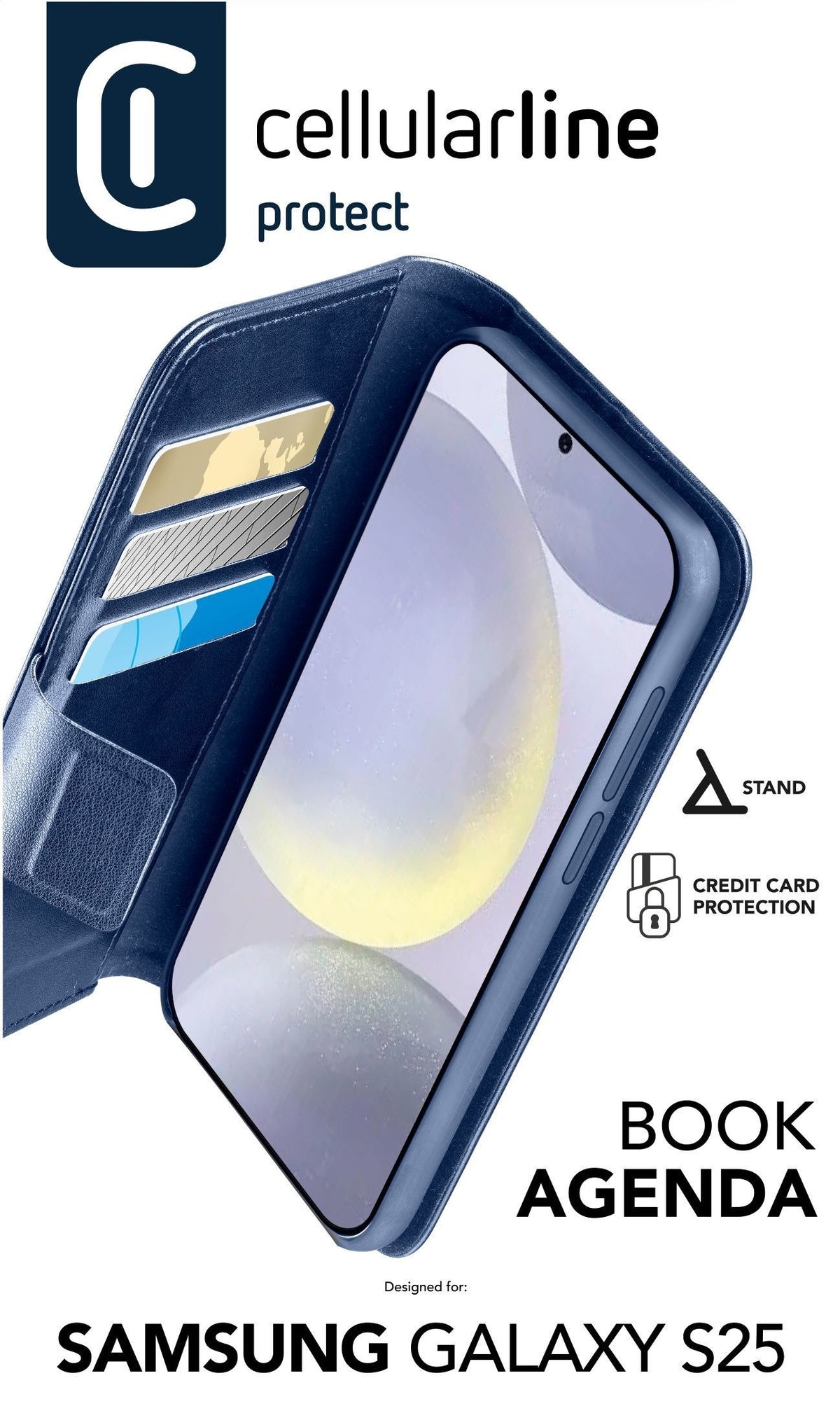 EAN 8018080491337 - Cellularline 8018080491337 funda para teléfono móvil 16,1 cm (6.36") Folio Azul imagen 2
