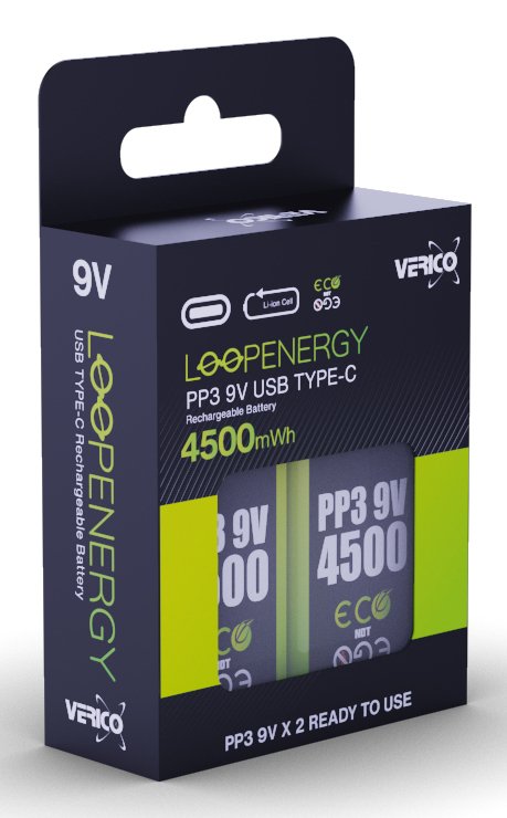 EAN 4713095608995 - Verico 1UDBT-A3WEB2-NN batería recargable industrial Ión de litio 500 mAh 9 V imagen 1