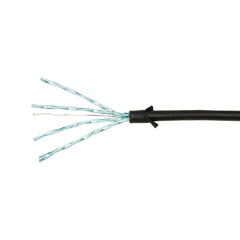 Logilink Patchkabel Cat6a Stp Tpe Slimline Schwarz 5,0m