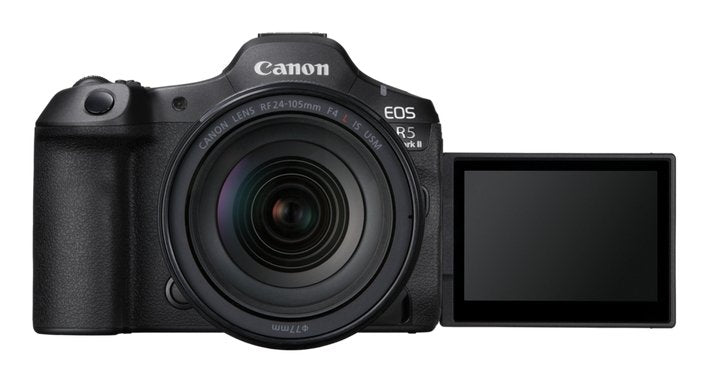 Cámara Evil Canon Eos R5 Mark Ii Con Objetivo Rf 24-105mm F4l Is Usm - Negro