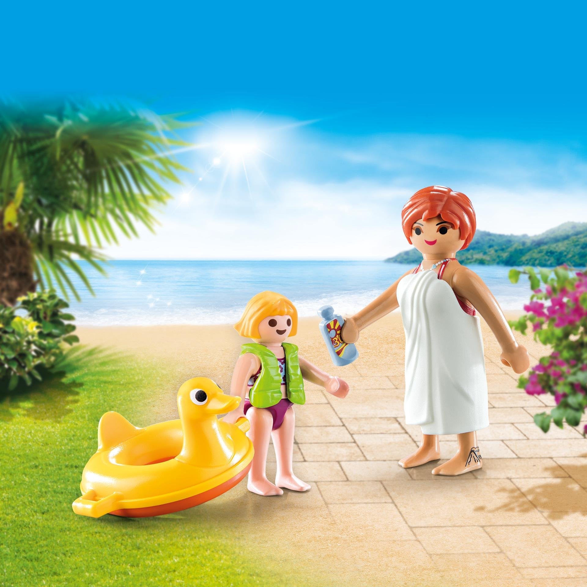 Playmobil Duo Pack Bañistas Pareja De Vacaciones