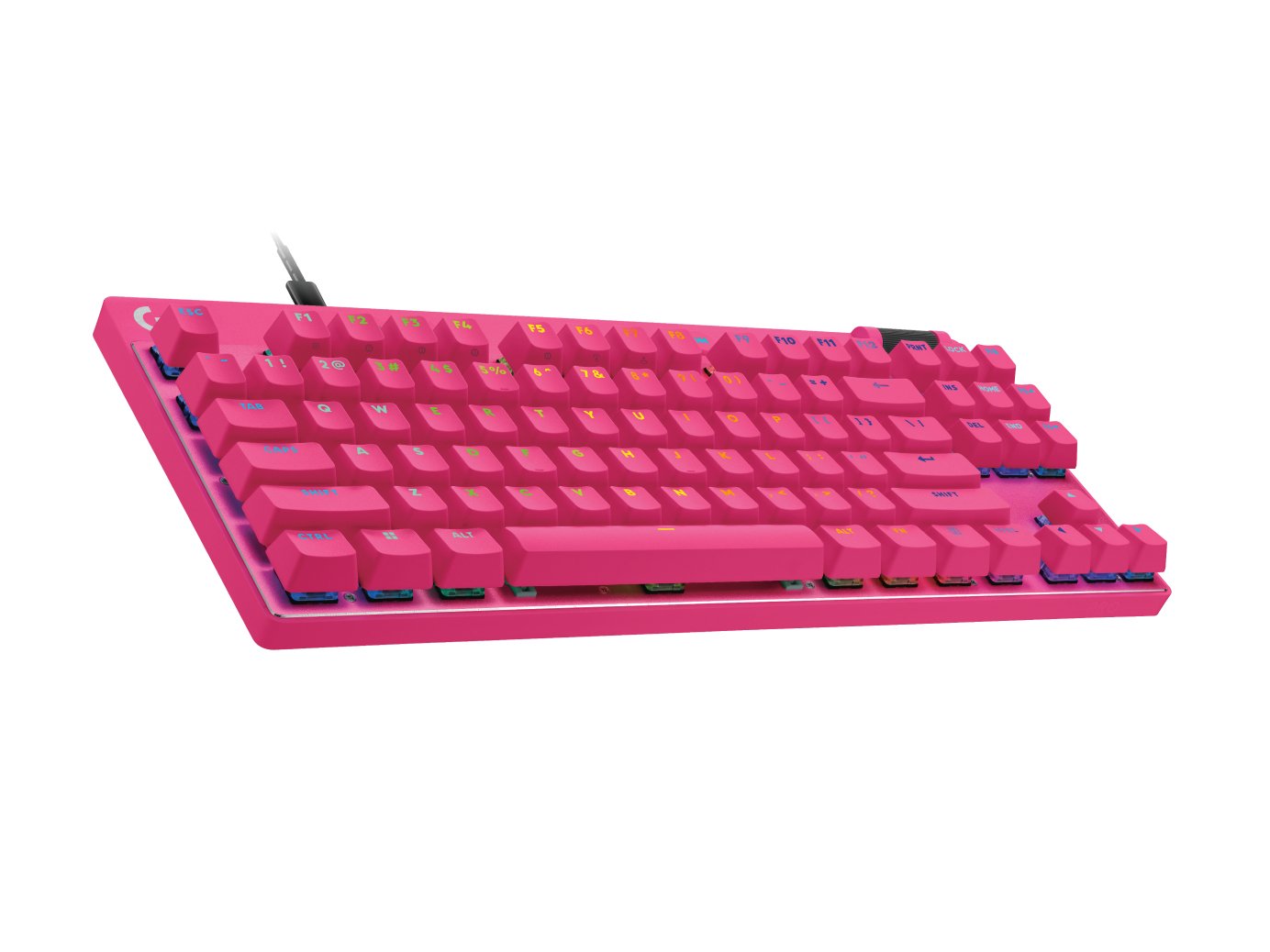 EAN 5099206126497 - Logitech G 920-013249 teclado Juego USB AZERTY Francés Rosa imagen 7
