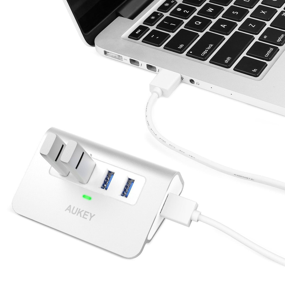 Aukey Cb-H5 Aluminium Hub Usb-A  4in1  4xusb 3.0  5gbps