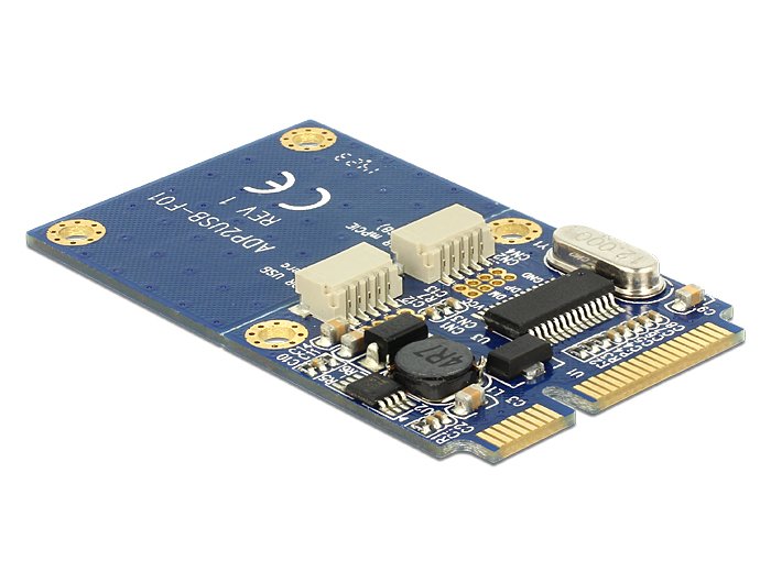 Mini Pcie I O Full Size 2 X Usb 2.0 Typ-A Buchse