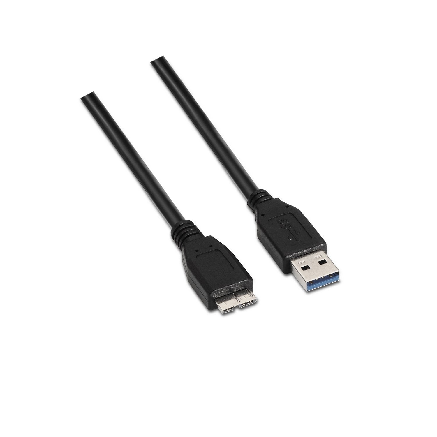 EAN 8436574700428 - AISENS A105-0043 cable USB USB 3.2 Gen 1 (3.1 Gen 1) 1 m USB A Micro-USB B Negro imagen 1