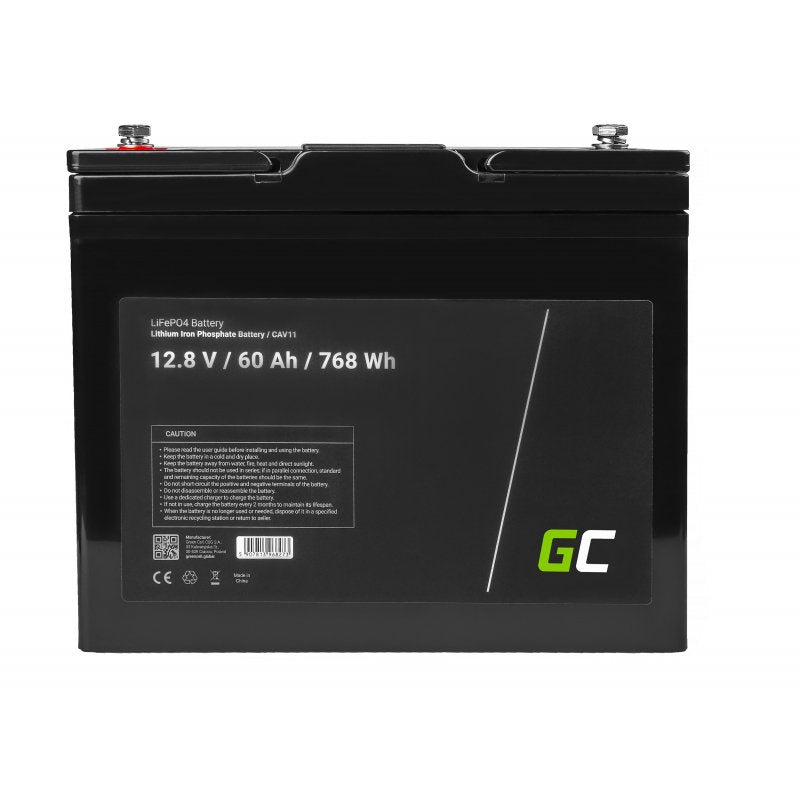 EAN 5907813968273 - Green Cell CAV11 batería de vehículos Fosfato de hierro-litio (LiFePo4) 60 Ah 12,8 V Barcos/recreativo imagen 9