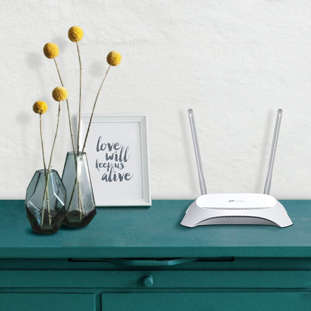 EAN 6935364051495 - TP-Link TL-MR3420 router inalámbrico Ethernet rápido Banda única (2,4 GHz) Negro, Blanco imagen 6